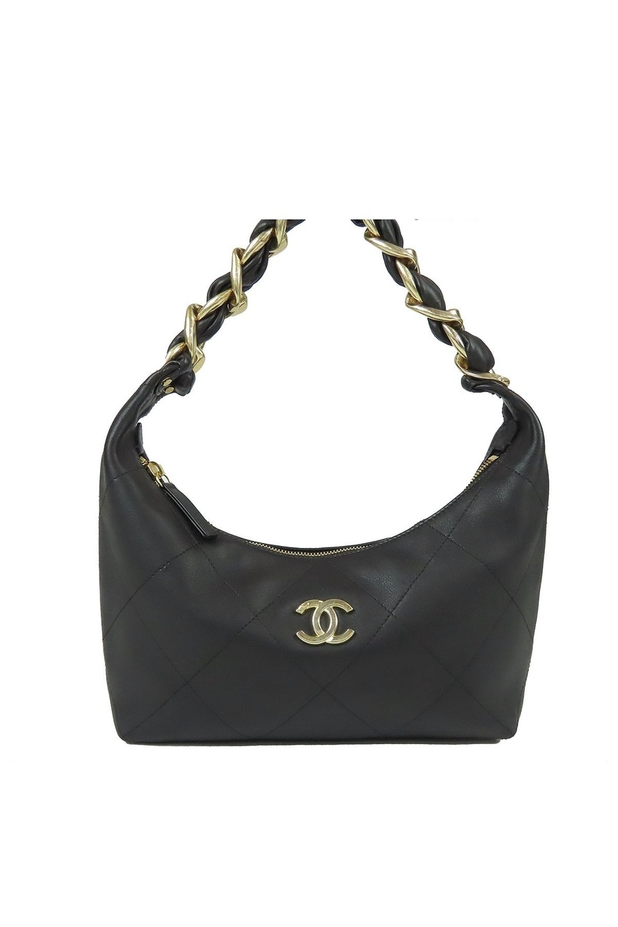 Chanel Maxi Hobo AS Black Gold